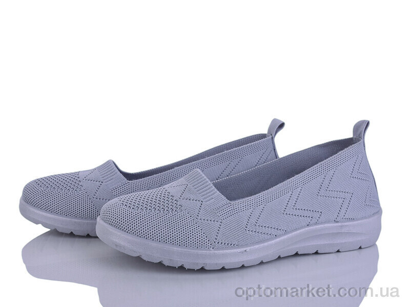 Купить Балетки жіночі 394-611 Бабочка-Mengfuna-AESD сірий, фото 2