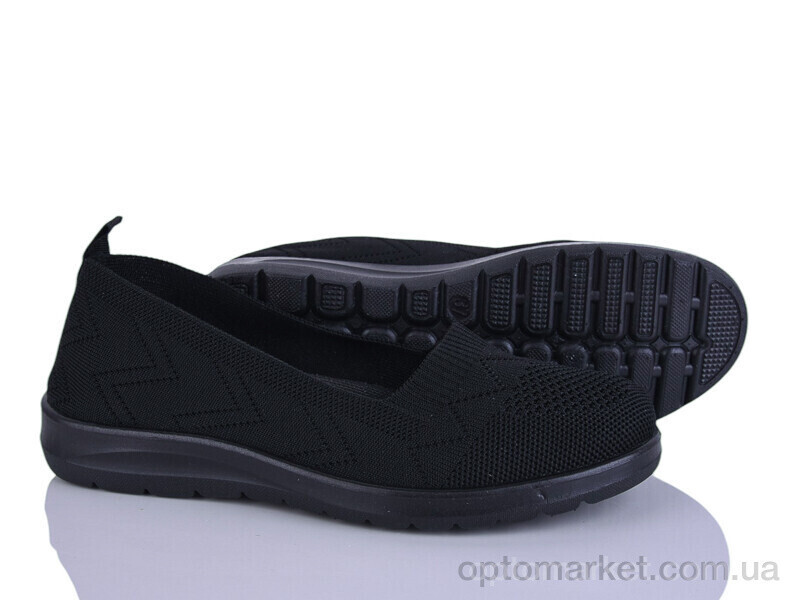 Купить Балетки жіночі 394-613 Бабочка-Mengfuna-AESD чорний, фото 2