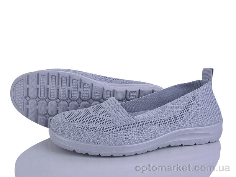 Купить Балетки жіночі 394-621 Бабочка-Mengfuna-AESD сірий, фото 2