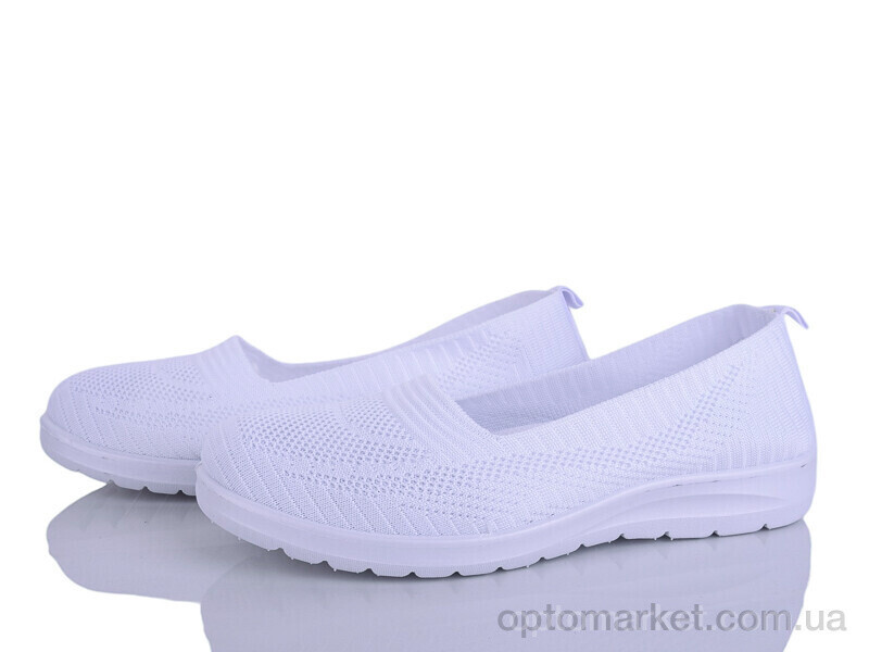 Купить Балетки жіночі 394-623 Бабочка-Mengfuna-AESD білий, фото 2