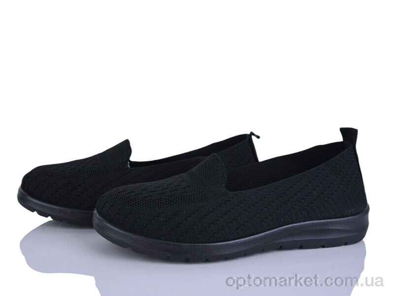 Купить Балетки жіночі 394-631 Бабочка-Mengfuna-AESD чорний, фото 2