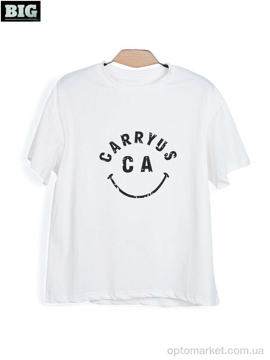 Купить Футболка унісекс 3972-170-1 white BIG білий, фото 4