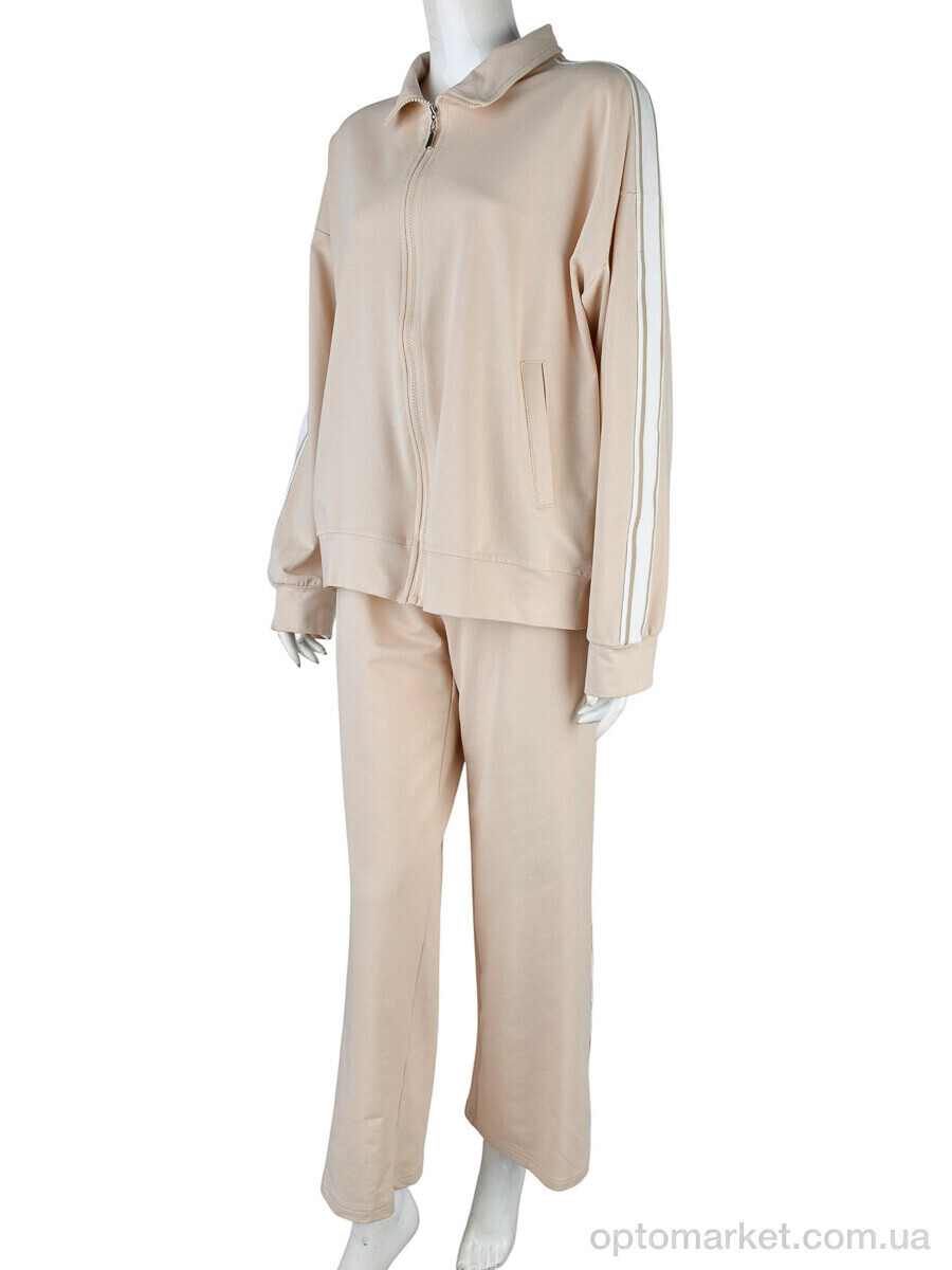 Купить Спортивний костюм жіночі 4011-360 beige Saint Wish бежевий, фото 4