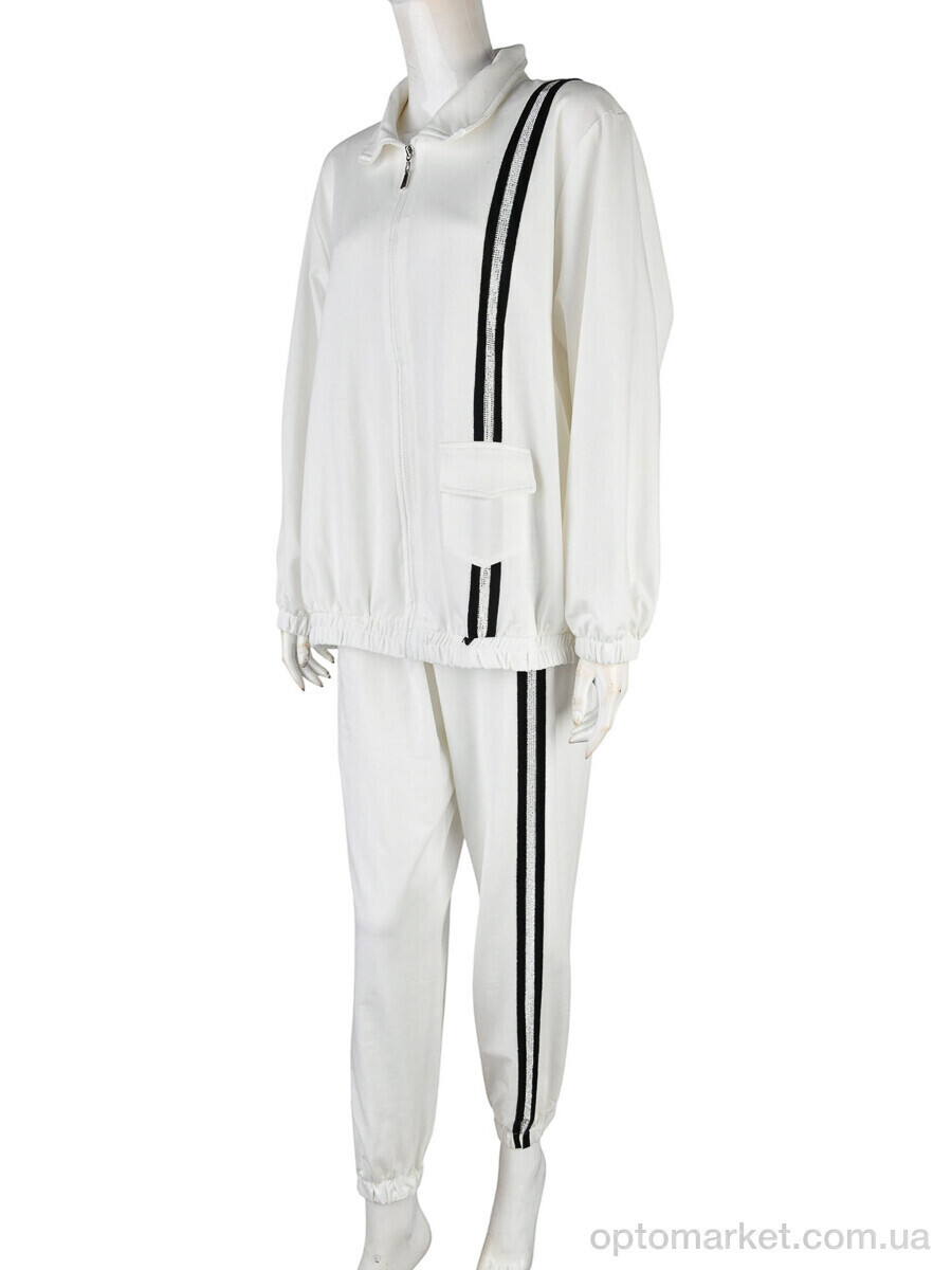 Купить Спортивний костюм жіночі 4011-373 white Saint Wish білий, фото 4