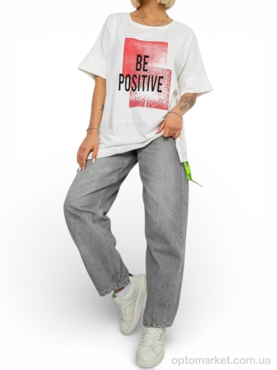 Купить Футболка жіночі 4011 білий Massmag білий, фото 3