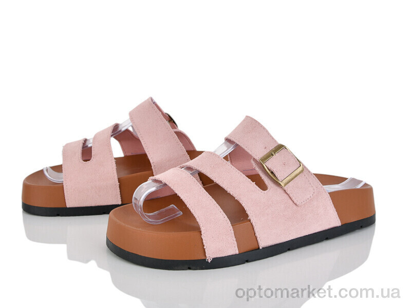 Купить Шльопанці жіночі 404-776 Бабочка-Mengfuna-AESD рожевий, фото 2