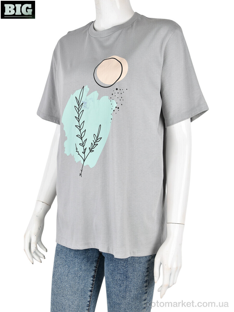 Купить Футболка жіночі 4049-08-4 grey Vonnavi сірий, фото 4