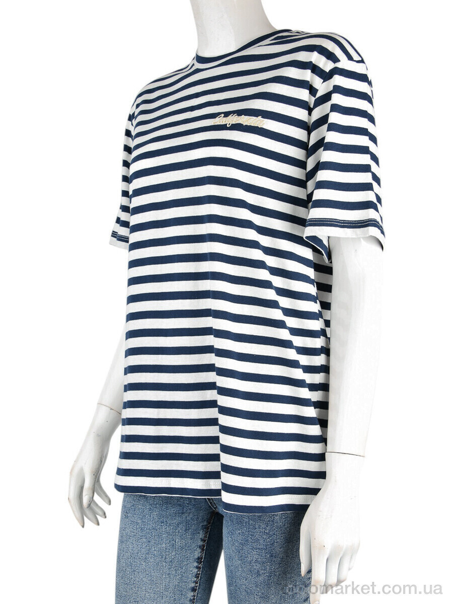 Купить Футболка жіночі 4049-12-1 navy Vonnavi синій, фото 4