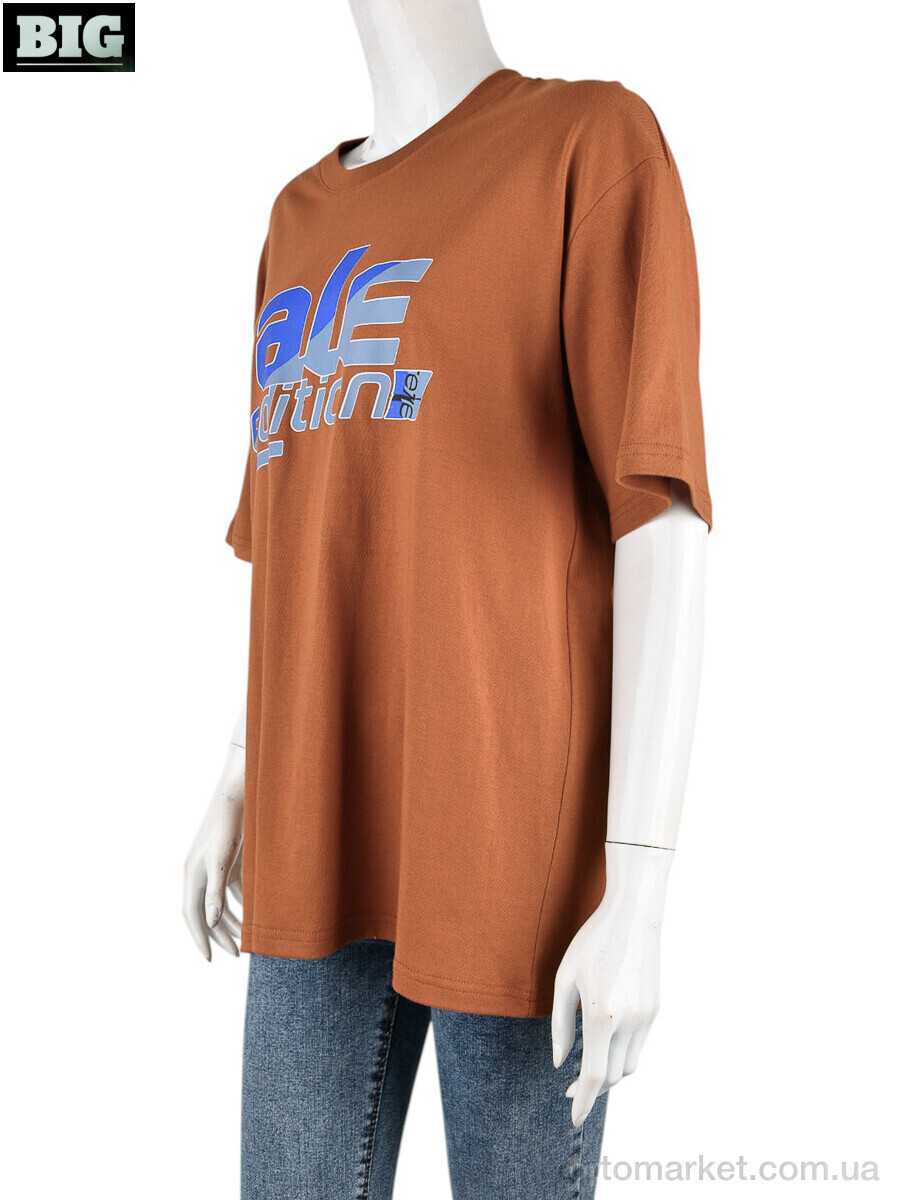Купить Футболка жіночі 4071-W02-3 brown Ale Edition коричневий, фото 4