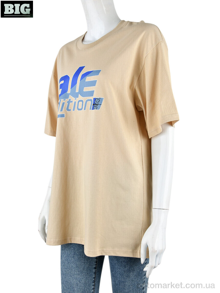 Купить Футболка жіночі 4071-W02-4 beige Ale Edition бежевий, фото 4