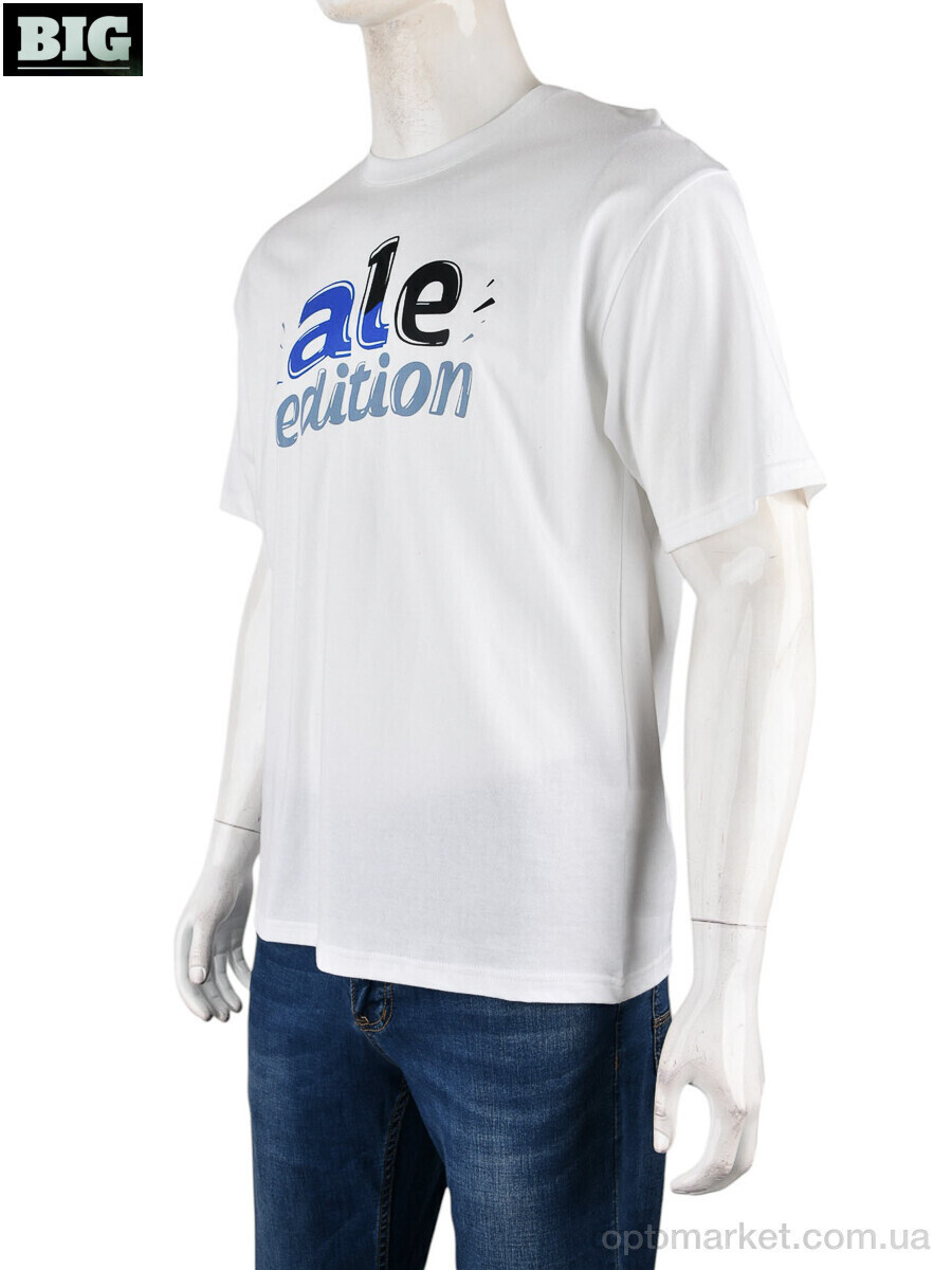 Купить Футболка чоловічі 4072-M02-2 white Ale Edition білий, фото 4