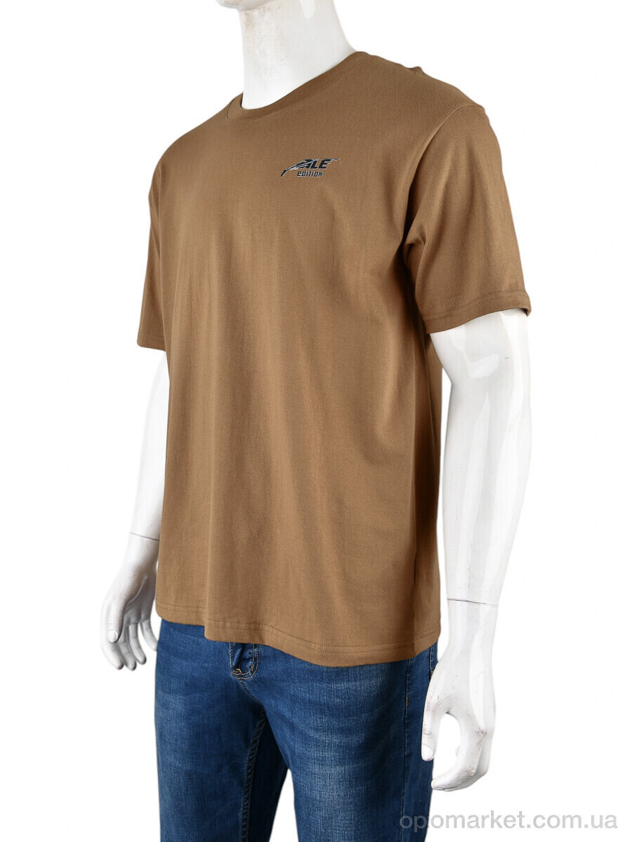 Купить Футболка чоловічі 4072-M03-4 brown Ale Edition коричневий, фото 4
