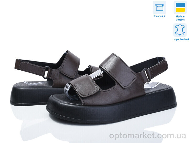 Купить Босоніжки жіночі 4077-59 кор.к. IT Style коричневий, фото 2