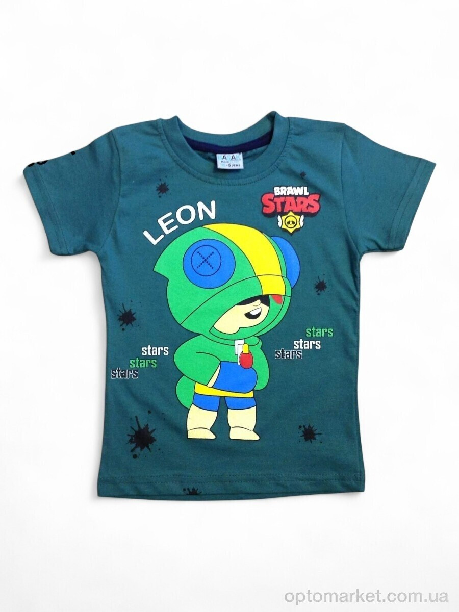 Купить Футболка дитячі 4084 Leon т.зелений Basak Kids зелений, фото 2