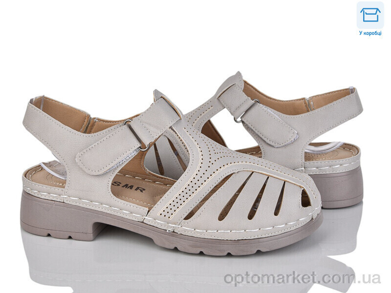 Купить Босоніжки жіночі 4105-2303-4 WSMR сірий, фото 2