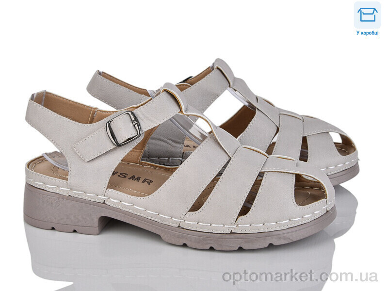 Купить Босоніжки жіночі 4105-2312-4 WSMR сірий, фото 2