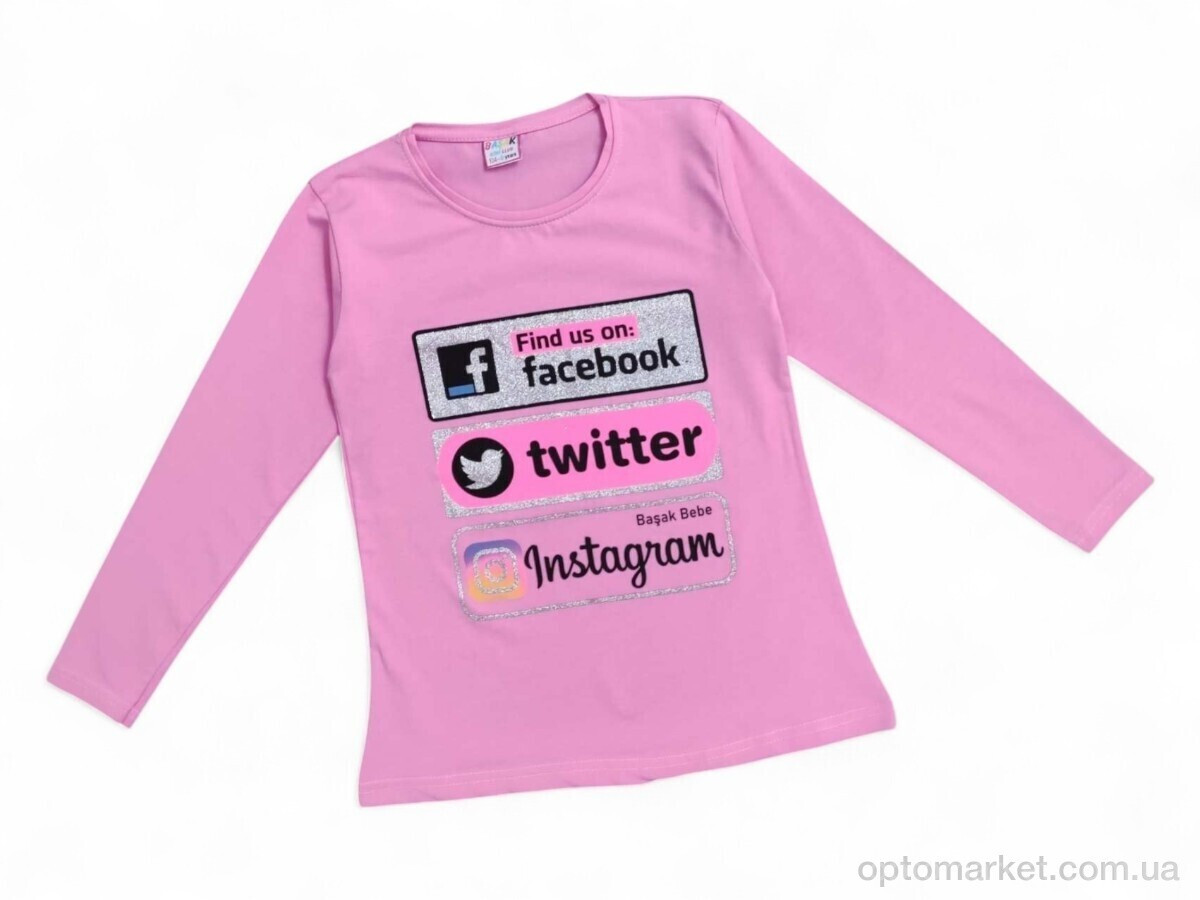 Купить Батник дитячі 4105 рожевий twitter BasakKids рожевий, фото 2