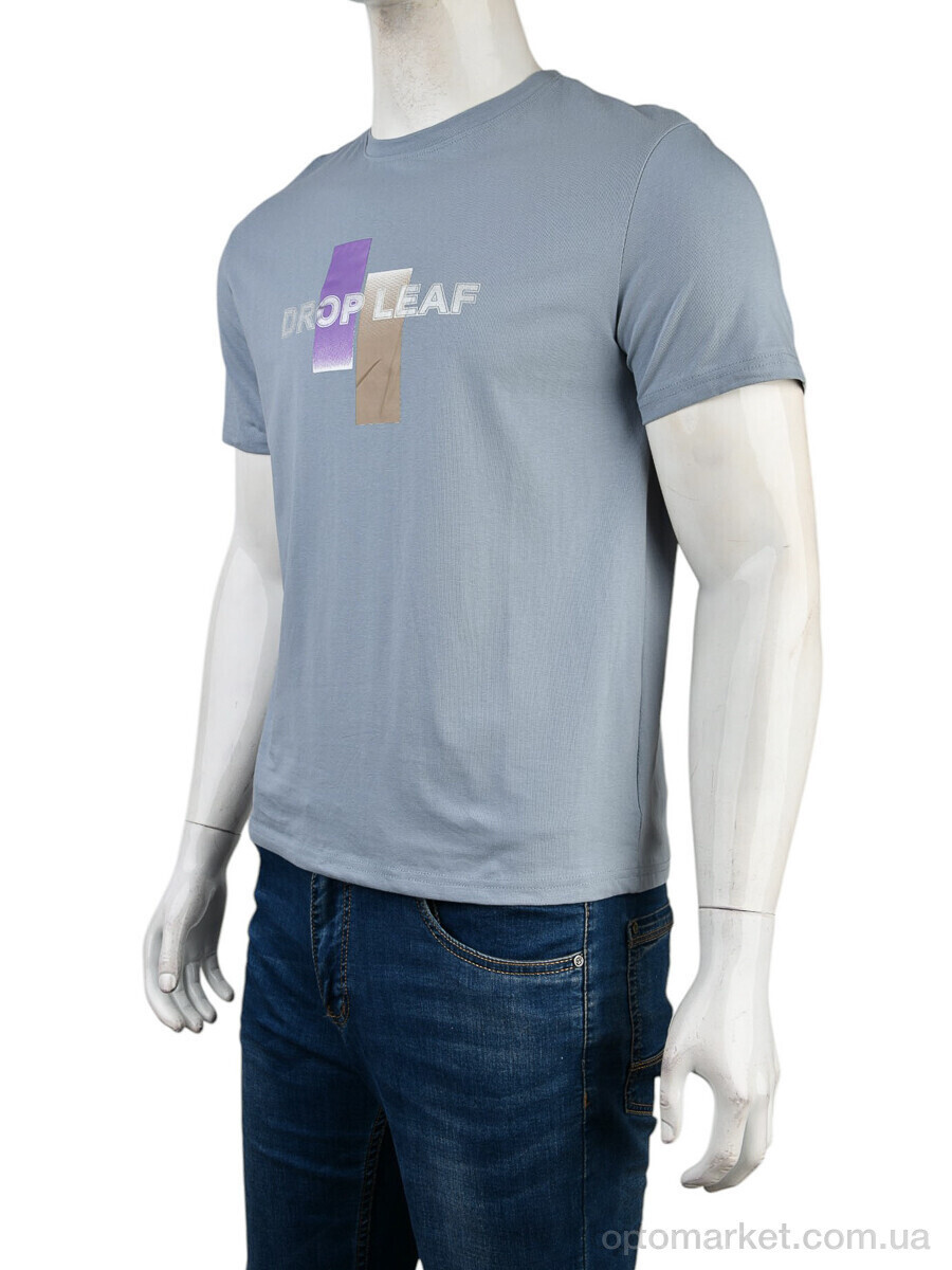 Купить Футболка чоловічі 4117-NT48-13-5 grey Nana сірий, фото 4