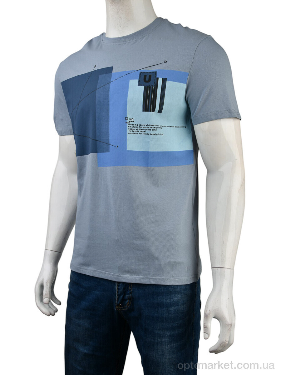 Купить Футболка чоловічі 4117-NT48-28-5 blue Nana синій, фото 4