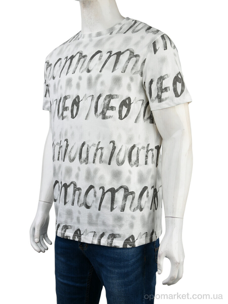 Купить Футболка чоловічі 4117-NT573-2 white Nana білий, фото 4