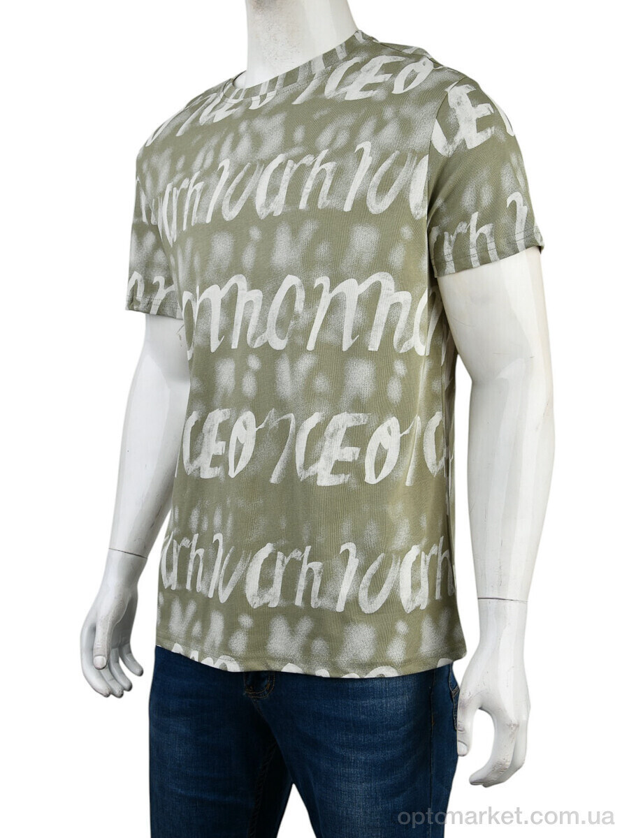 Купить Футболка чоловічі 4117-NT573-6 green Nana зелений, фото 4