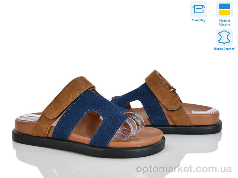 Купить Шльопанці жіночі 417-10 Ailinda синій, фото 2