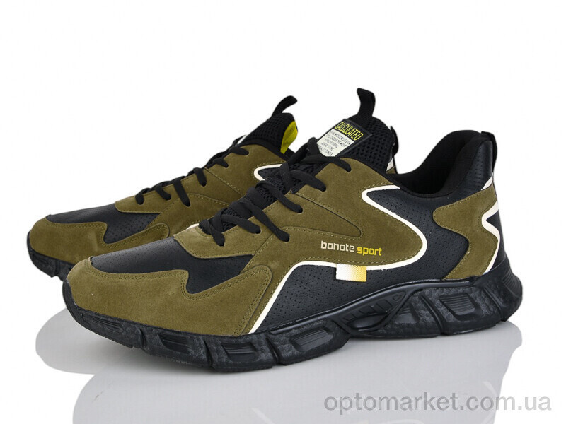 Купить Кросівки чоловічі 4183-D9031-5 Bonote хакі, фото 2