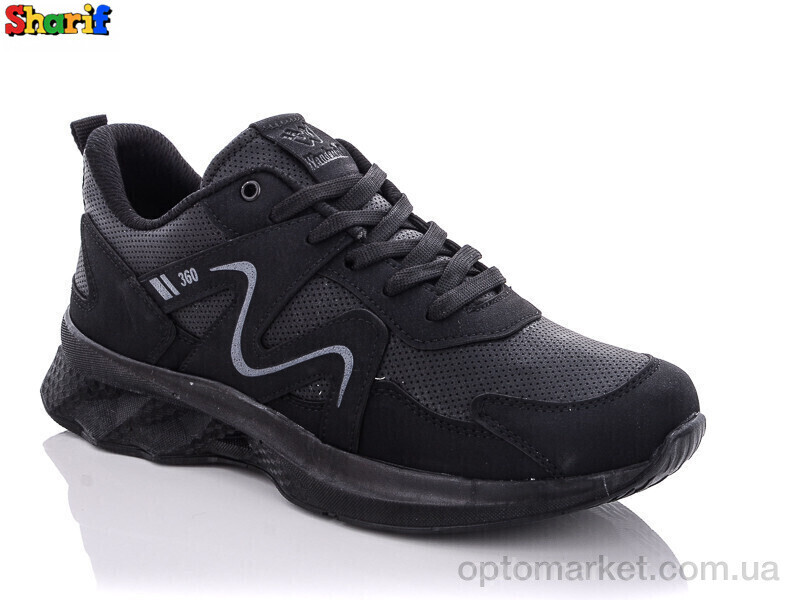 Купить Кросівки чоловічі 4184-2 (40-45) Wanderfull чорний, фото 3