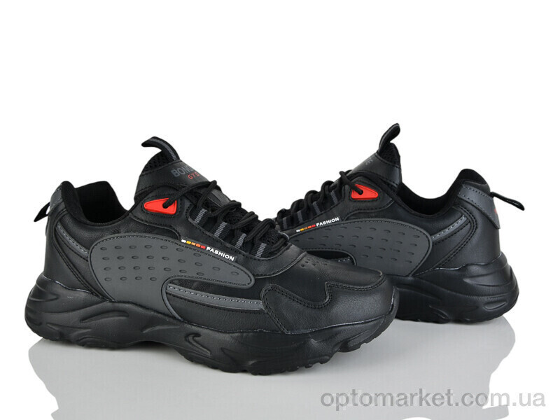 Купить Кросівки жіночі 4186-B9030-2 Bonote чорний, фото 2