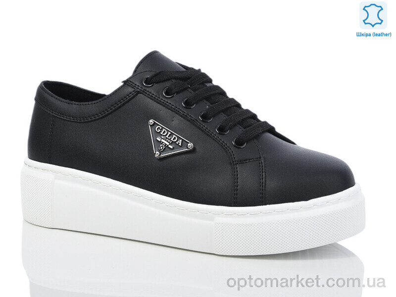 Купить Кросівки жіночі 4202-1 Purlina чорний, фото 2