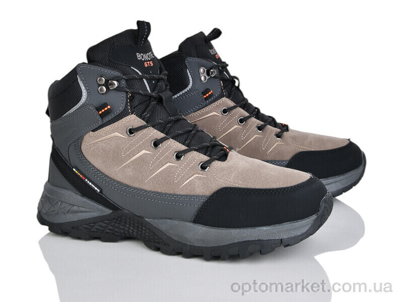 Купить Черевики чоловічі 4243-A9005-8 Bonote сірий, фото 2