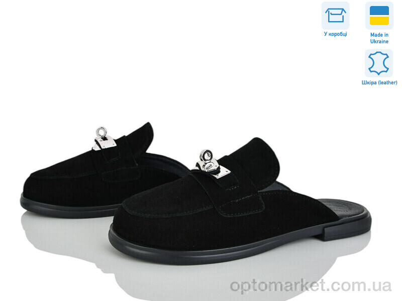 Купить Шльопанці жіночі 425-1 Ailinda чорний, фото 2