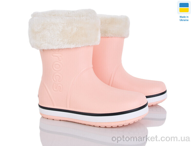Купить Чоботи з піни жіночі 4259-5022-7A Cross рожевий, фото 3