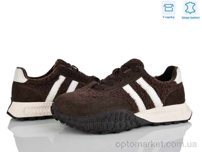 Купить Кросівки жіночі 4289-E76-2 Hoseily коричневий, фото 2