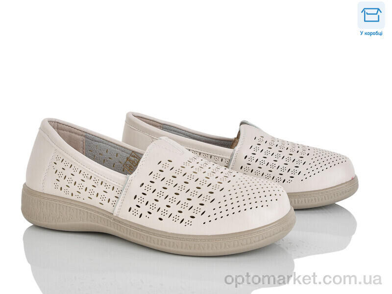 Купить Туфлі жіночі 4321-971 Jiao Li Mei бежевий, фото 2