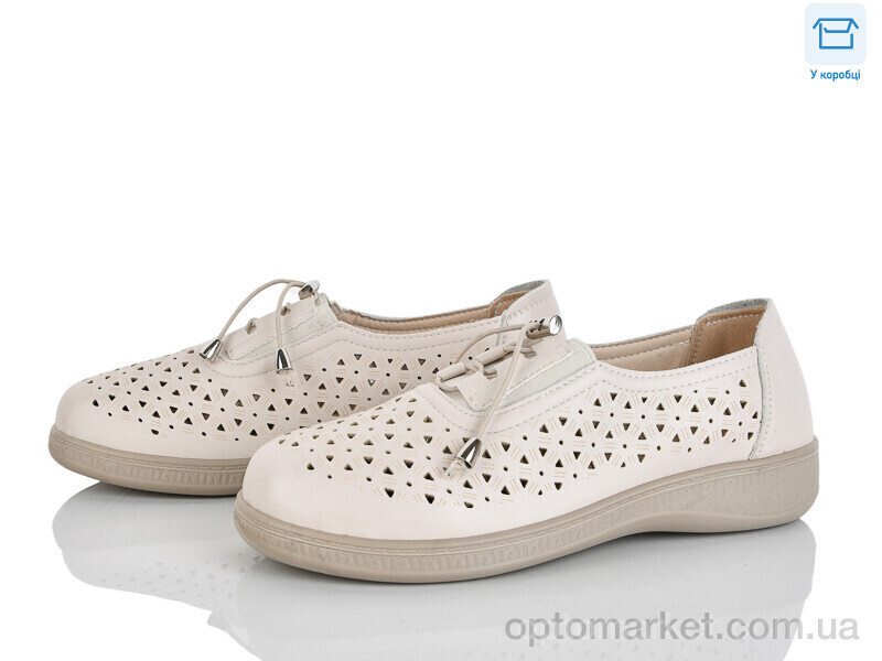 Купить Туфлі жіночі 4321-977 Jiao Li Mei бежевий, фото 2