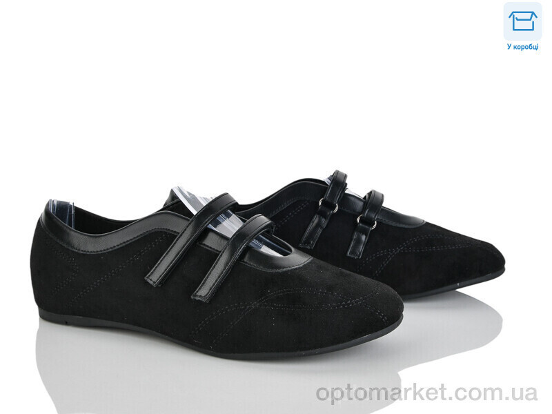 Купить Балетки жіночі 4330-W5231-13 Mei De Li чорний, фото 2