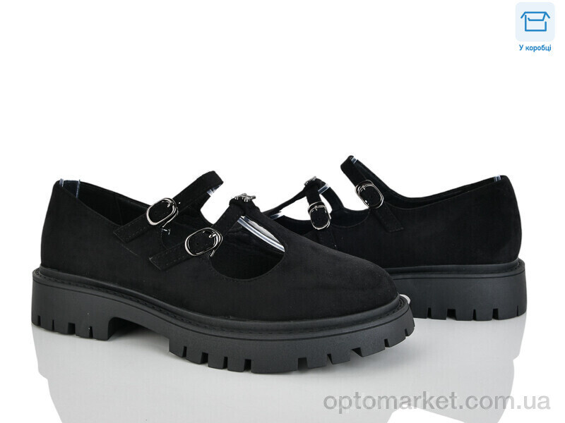 Купить Туфлі жіночі 4333-X6935-1 Mei De Li чорний, фото 2