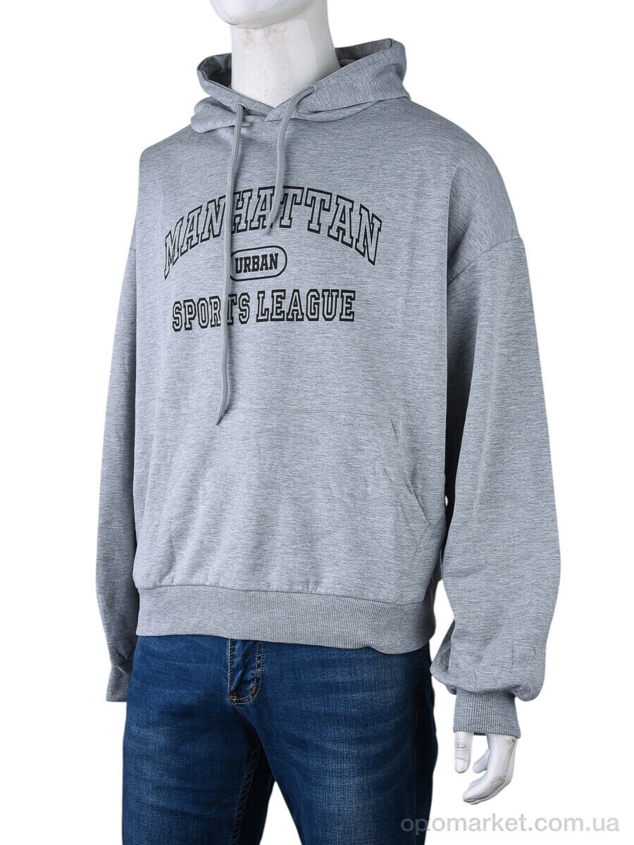 Купить Батник чоловічі 4340-1 grey Magenta сірий, фото 2