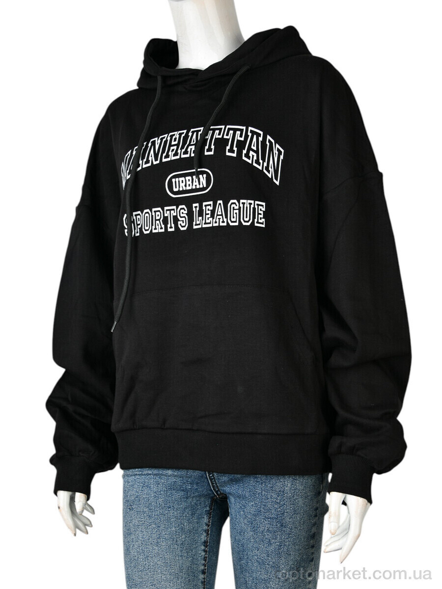 Купить Батник жіночі 4340-11 black Magenta чорний, фото 2