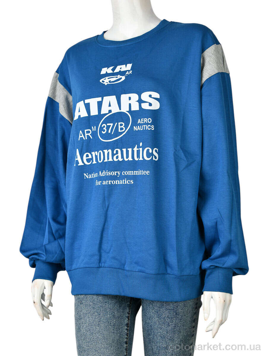 Купить Батник жіночі 4340-12 blue Magenta синій, фото 2