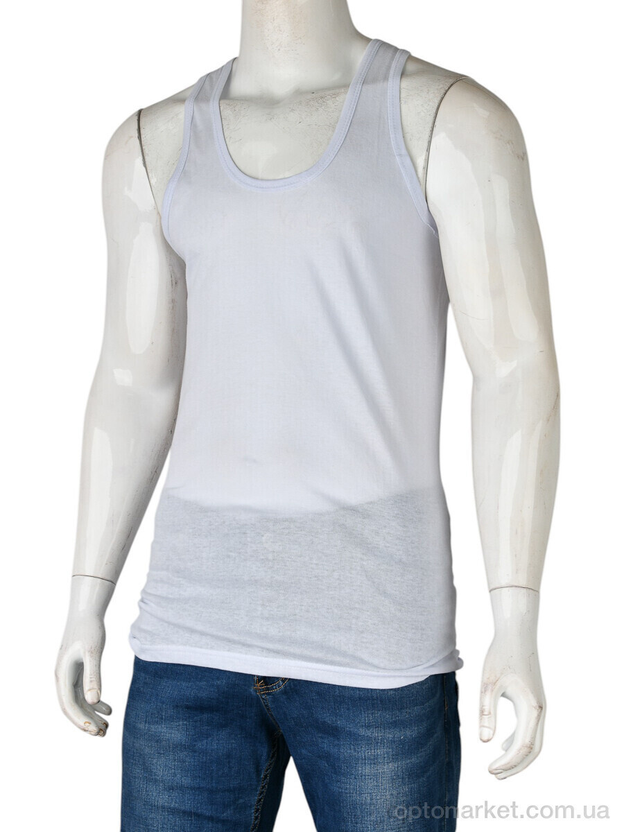Купить Майка чоловічі 4343 white Euro Textile білий, фото 2