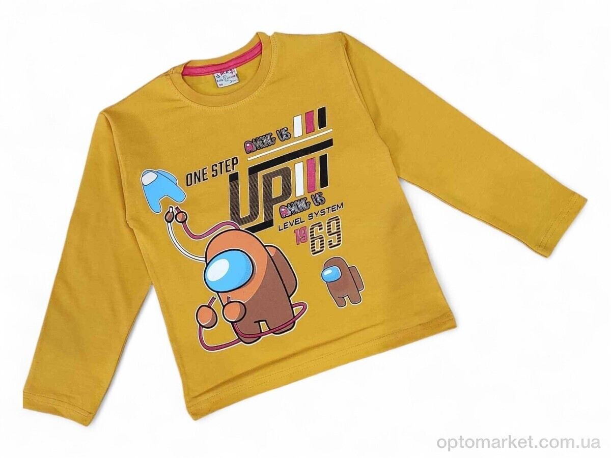 Купить Батник дитячі 4389 гірчичний UMKA Kids жовтий, фото 2