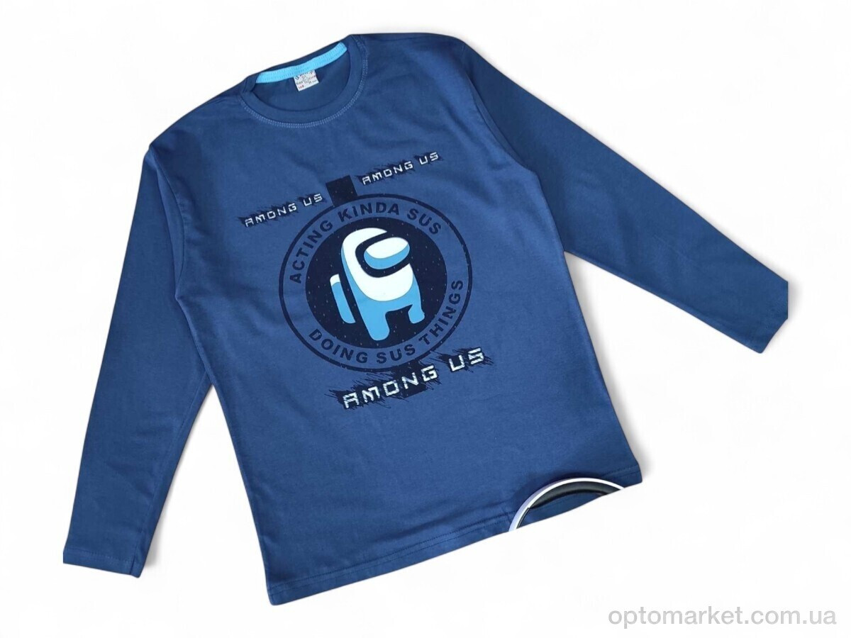 Купить Батник дитячі 4391 синій міньйон UMKA Kids синій, фото 2