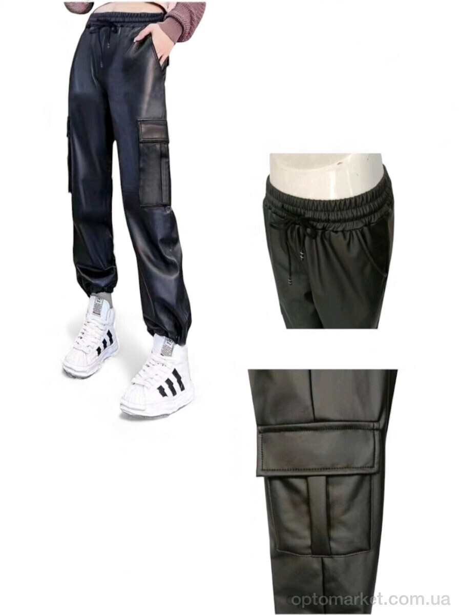 Купить Брюки жіночі 443 чорний Sport style чорний, фото 2