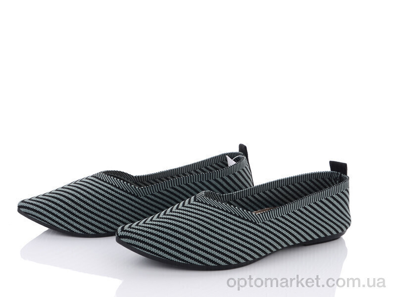 Купить Балетки жіночі 45-91 blue-black Violeta only one синій, фото 2