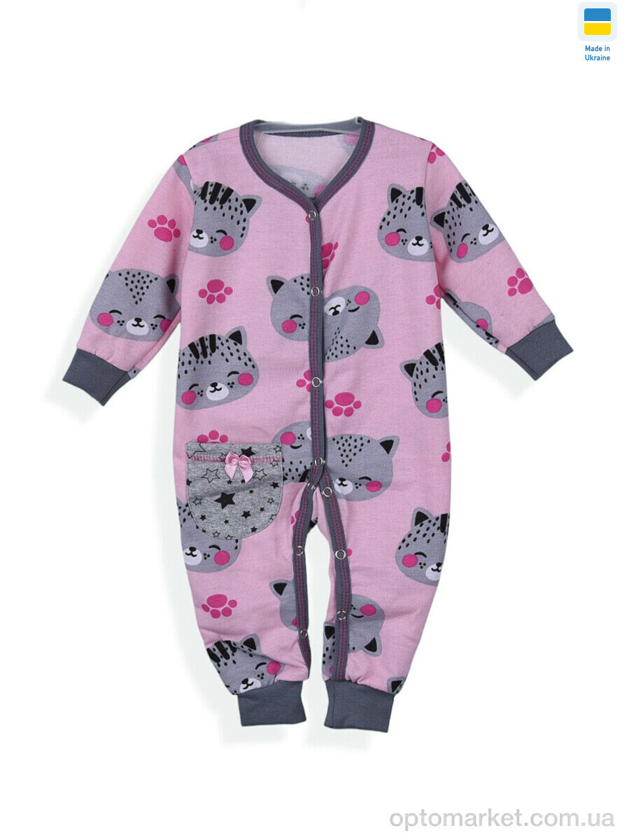 Купить Комбінезон дитячі 45181 рожевий Kir15 рожевий, фото 4