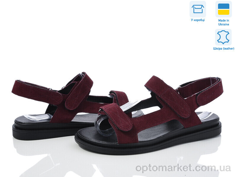 Купить Босоніжки жіночі 4649 бордо з. G-Aira бордовий, фото 2