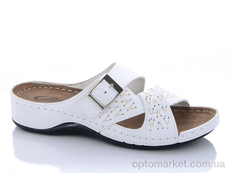 Купить Шльопанці жіночі 479 белый Lorin білий, фото 2