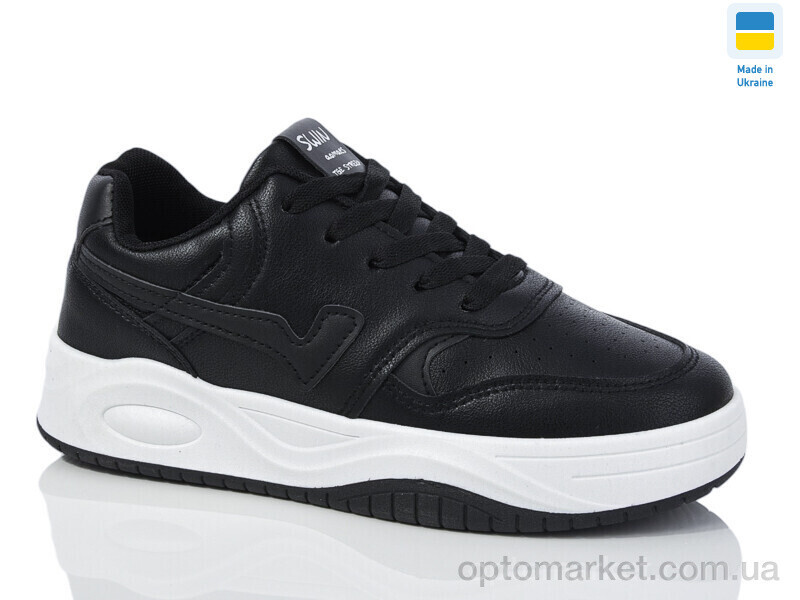 Купить Кросівки жіночі 4808-1 Swin чорний, фото 2